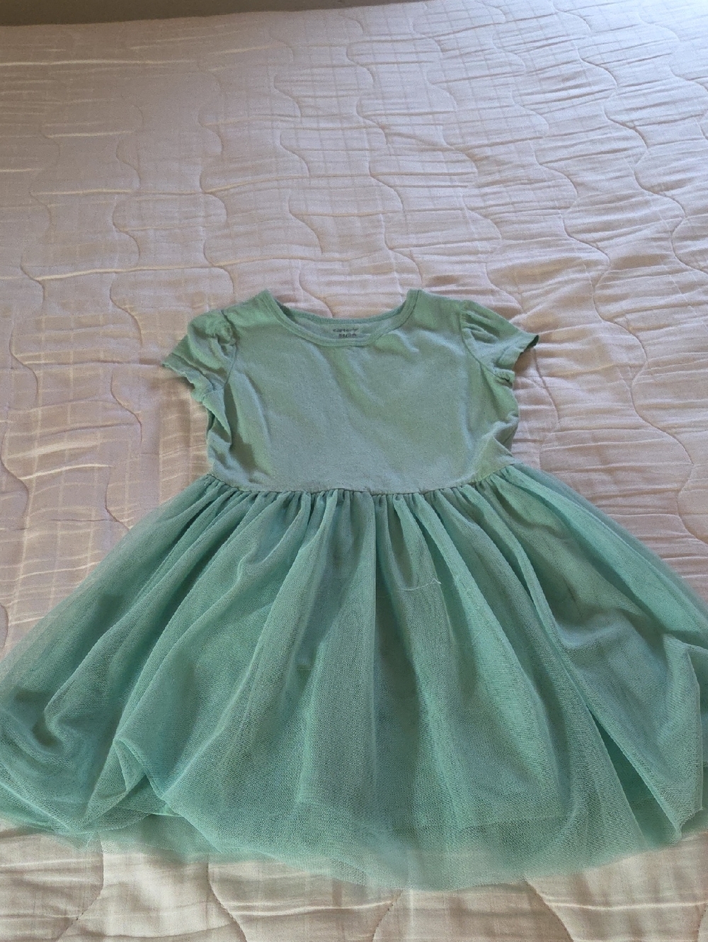 Carter's Mint Green Tulle Skirt Dress